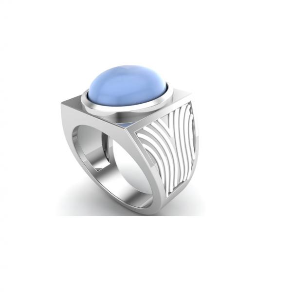 Silver Ring calcedoine Berlin